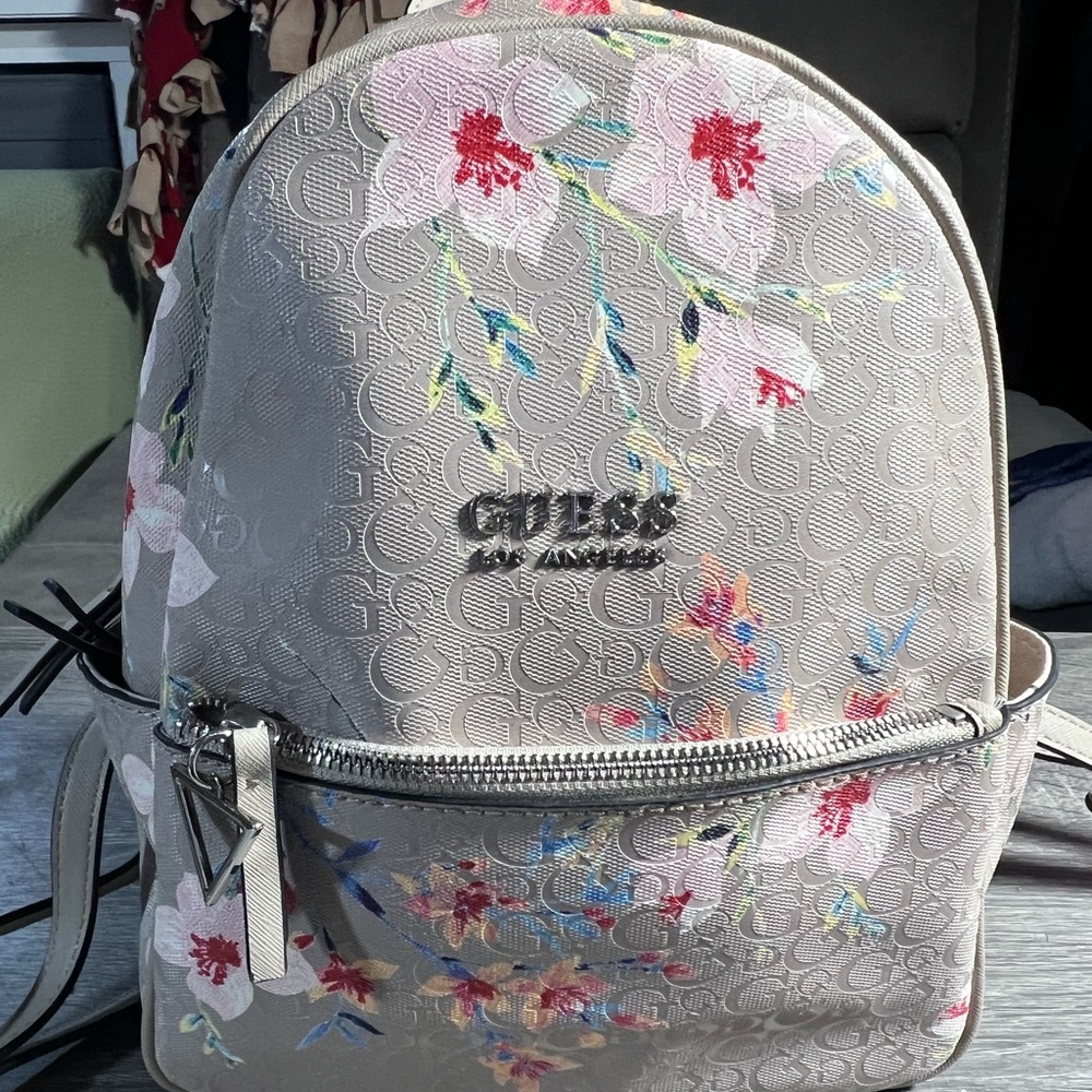 Guess Floral Patterned Backpack - image 1